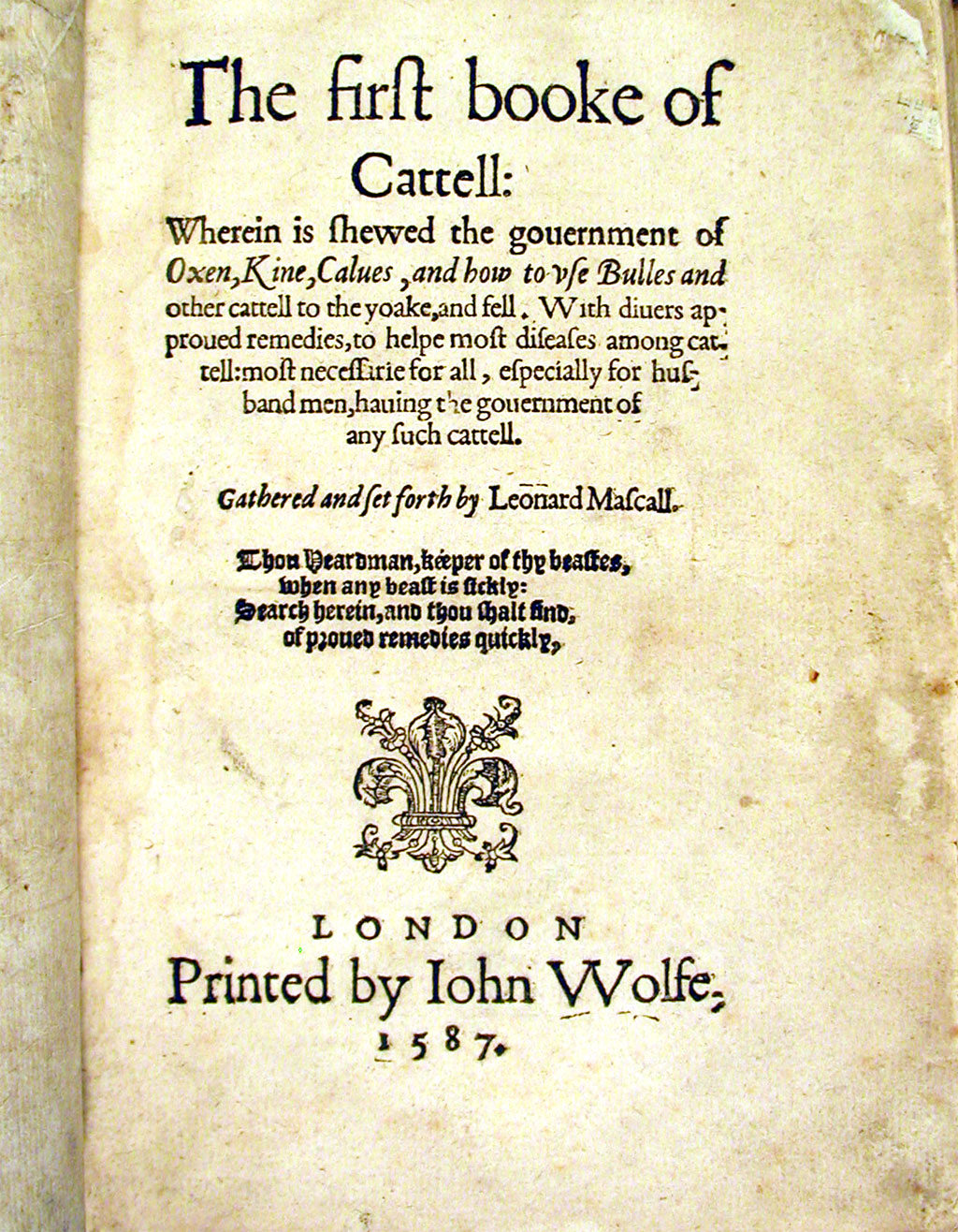 Title page of first book