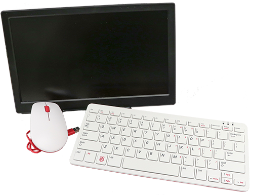 raspberry pi montior keyboard and mouse
