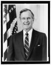 George Bush, half-length portrait, facing front